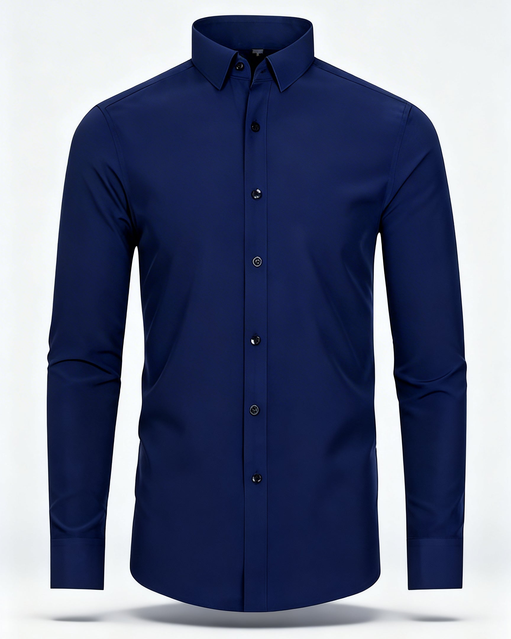 Chemise infroissable homme Bleu Marine modèle L'Impeccable Flex-Stretch Urbain Couture