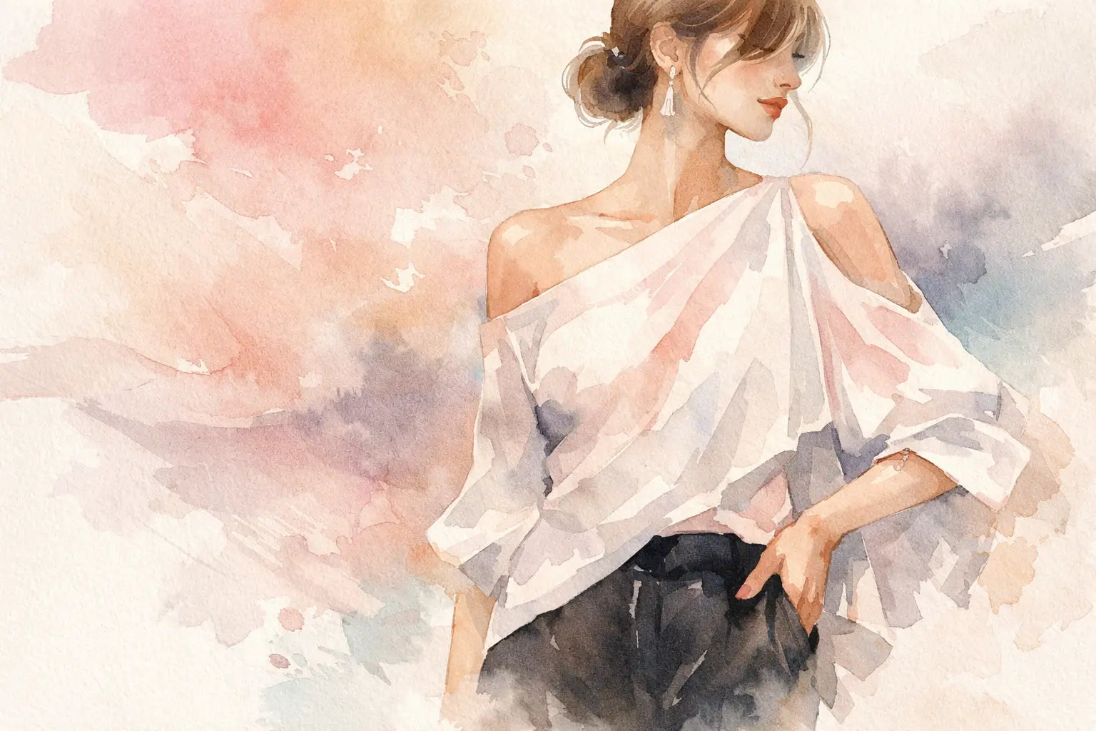 Comment porter une blouse asymétrique