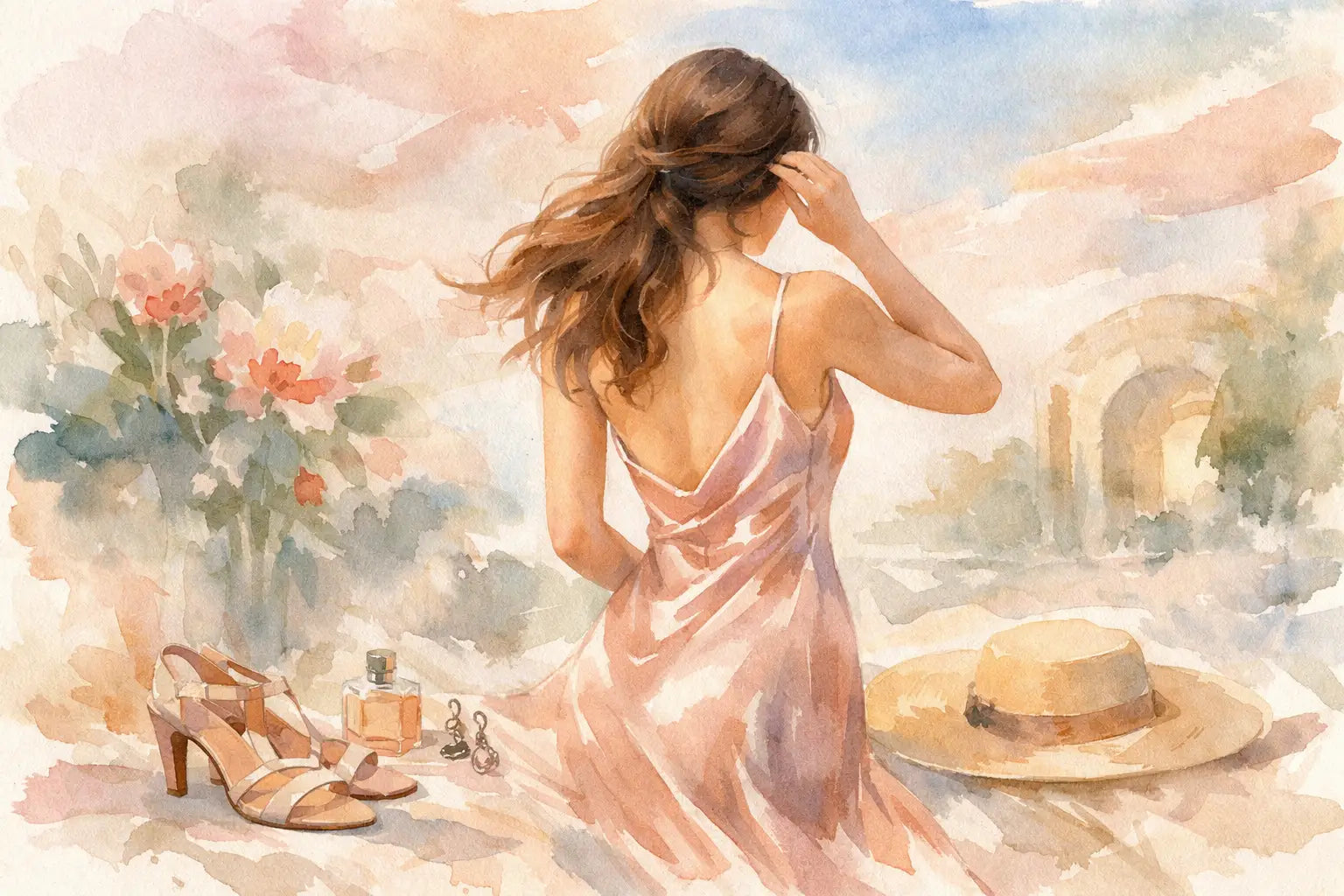 Comment styliser une robe satinée avec style