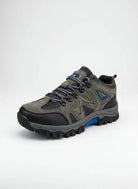 Chaussures de randonnée orthopédiques en daim Gris Roche L'Explorateur Pro avec semelle crantée Urbain Couture