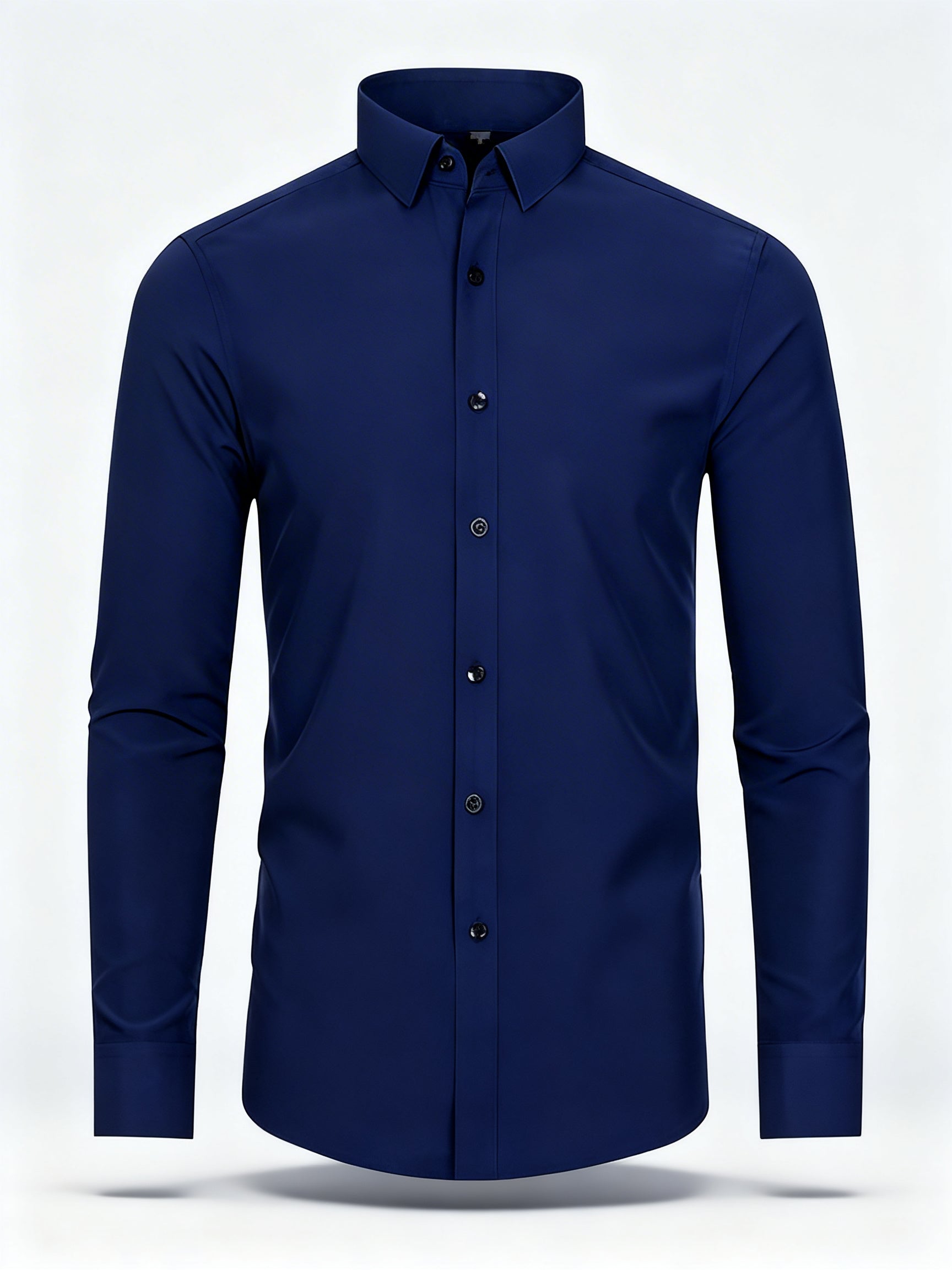 Chemise infroissable homme Bleu Marine modèle L'Impeccable Flex-Stretch Urbain Couture