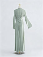 Détail du dos de la robe Sultana avec laçage ajustable élégant.